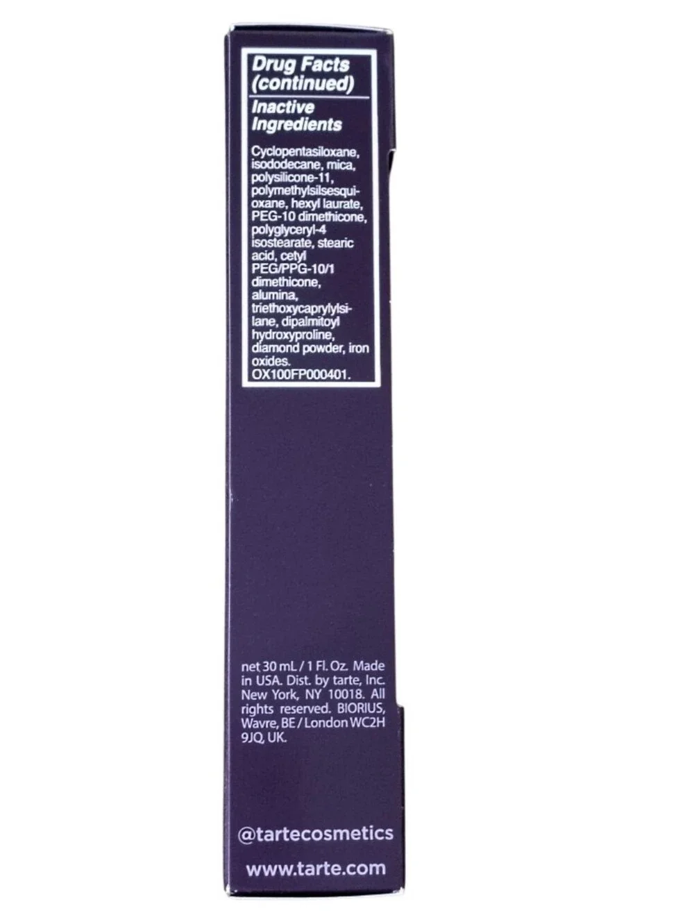 New Tarte BB Blur Tinted Moisturizer with SPF 30 Color: FAIR